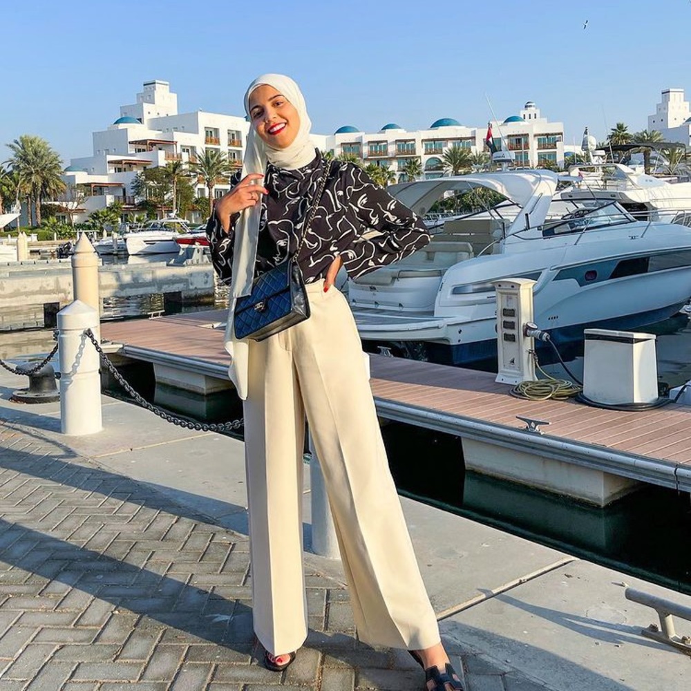 Zara face print top